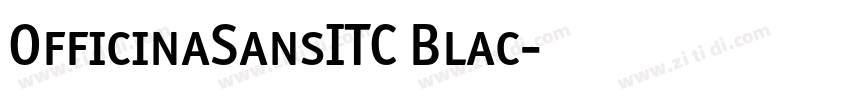 OfficinaSansITC Blac字体转换